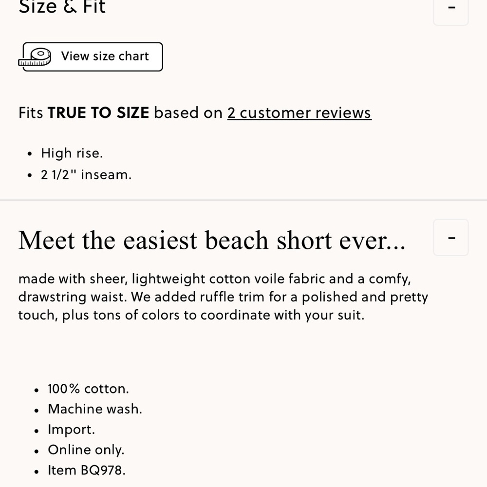 NEW~NWOT J. CREW Cotton Voile Shorts w/ Ruffle Trim, Wide Elastic Waist - Picture 7 of 7
